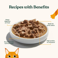 Made by Nacho textura suave de comida húmeda para gatos.