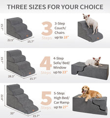 Made4Pets escaleras para cama y sofá facilitan el acceso a muebles