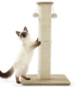 Made4Pets rascador-gato-alto-33-pulgadas ofrece estabilidad para felinos activos
