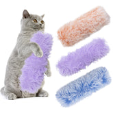 Maiiu almohadas de menta de gato suaves y duraderas en morado para juego diario.