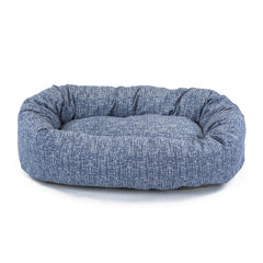 Majestic Pet cama anillo azul, base impermeable protege contra derrames.