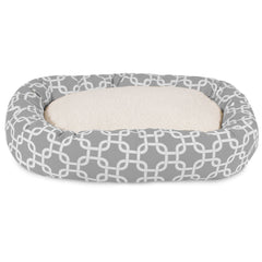 Majestic Pet Cama redonda con soporte de cabeza para mejor descanso.