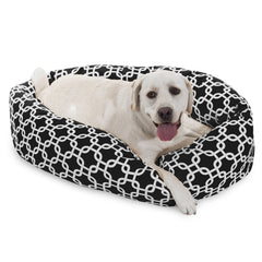 Cama donut Majestic Pet de 40 pulgadas, descanso cómodo para perros grandes