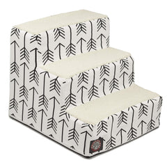 Majestic Pet escalera 3 pasos con forro Sherpa para mayor comodidad