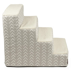 Majestic Pet escalera boho gris claro para hogar moderno y seguro