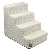 Majestic Pet escalera de 4 pasos para perros, portátil y fácil subir a la cama alta