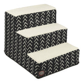Majestic Pet escalera de tres pasos para subir a la cama de forma segura.