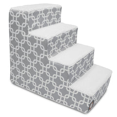 Majestic Pet escalones 4 pasos para perros pequeños, facilitan subir a la cama.