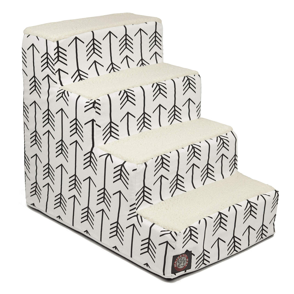 Majestic Pet escalones para perros cama alta: acceso seguro y cómodo para dormir.