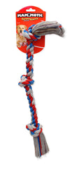 Mammoth Flossy Chews Cuerda Nudos 3 Colores, ideal para lanzar y ejercitar mordida.