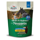 Manna Pro Bite-Size Nuggets envase compacto listo para entrenamiento y uso diario.