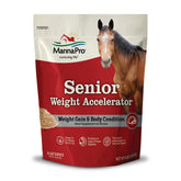 Manna Pro acelerador de peso para caballos senior, bolsa de 8 lb, fácil de dosificar