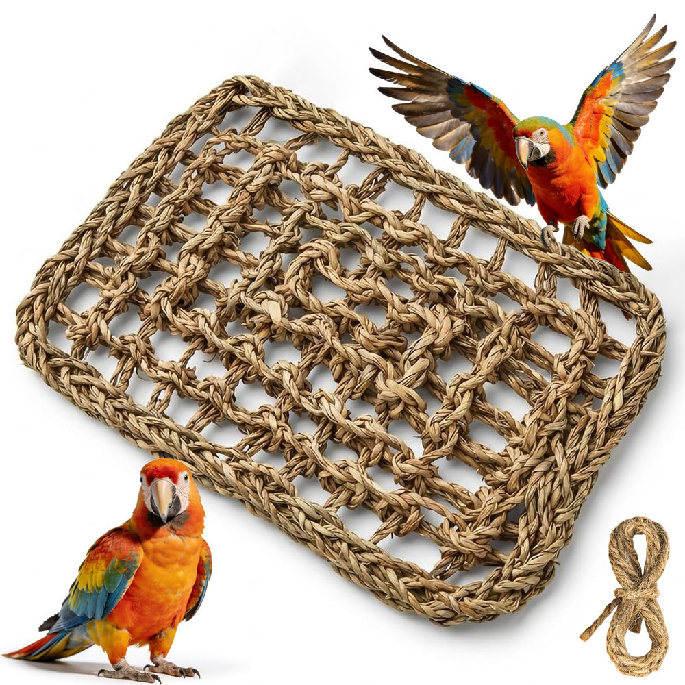MAQIHAN alfombra de pasto marino para aves, ideal para forrajeo suave