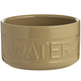 Cuenco de agua Mason Cash Cane para perro, estable y sin volcar.