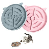 MateeyLife cuenco para gatos con diseño objetivo promueve pausas al comer