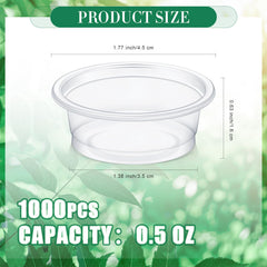 Maxcheck tazas para geckos transparente facilita relleno exacto de raciones