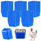 Maxdot tazas jaula aves azul 473 ml para hidratar fácilmente a las aves.