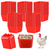 Maxdot tazas jaula colgantes 16 oz para aves, fáciles de usar