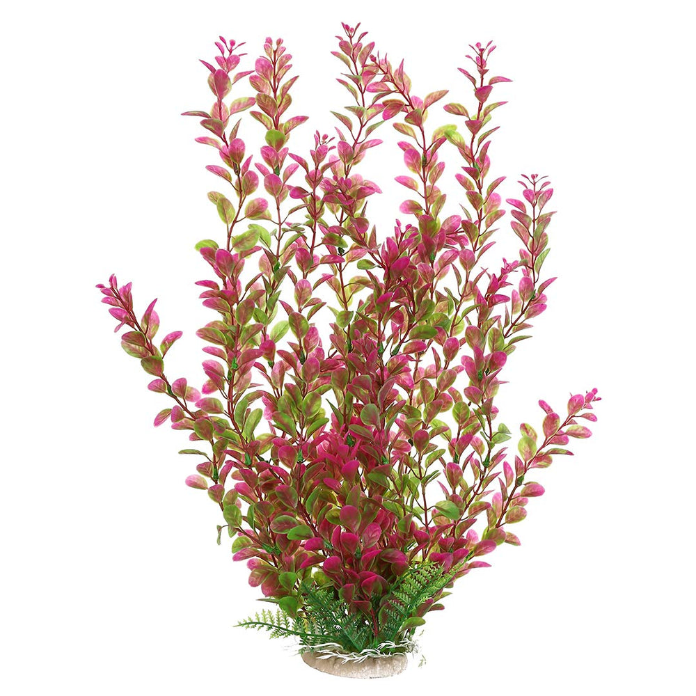 Mayitr planta de acuario de plástico con ramas en Rhodo Rojo para refugio natural
