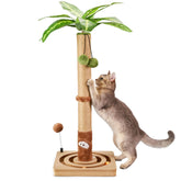 MECOOL arbol-gato-poste-rasca-base-solida ofrece estabilidad para arañar.