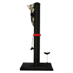 MECOOL poste sisal rasca-vertical con bola colgante, ideal para gatos dentro de casa