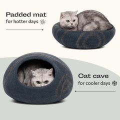 MEOWFIA Cueva de diseño natural que combina con la decoración.
