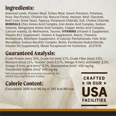Merrick Backcountry ciervo con piezas crudas, combinación nutritiva para variación.