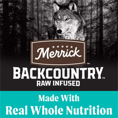 Merrick Backcountry Game Bird pavo deshuesado como ingrediente estrella