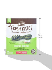 Merrick Fresh Kisses con aceites botánicos para higiene bucal natural.