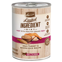 Merrick lata pavo deshuesado primer ingrediente para una dieta equilibrada