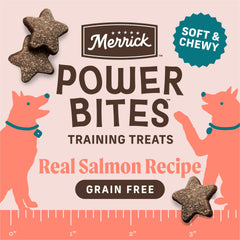 Merrick Power Bites forma estrella, ideal para dividir durante el entrenamiento.