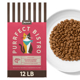 Merrick Purrfect Bistro con salmón y batata, croqueta sin granos para gatos adultos