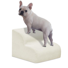 Mesa Lemon escalera para perros de 2 pasos, facilita subir a la cama.