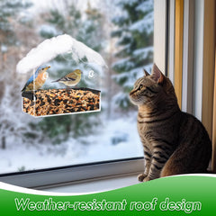MEWTOGO perchero para gatos en ventana facilita observación cercana