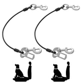 Mi Metty ceinture-chien-voiture câble renforcé pour une sécurité accrue en trajet