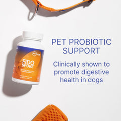 Microbiome Labs Fidospore: sabor higado de vaca para perros.