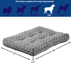 MidWest Homes for Pets cama para jaula de 42 pulgadas: ajuste cómodo y seguro.