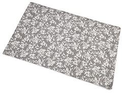 MidWest Quiet Time funda para panjaula gris floral con superficie antideslizante.