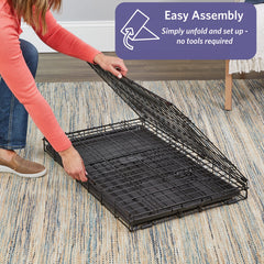 MidWest iCrate divisor ajustable que crece con tu perro.