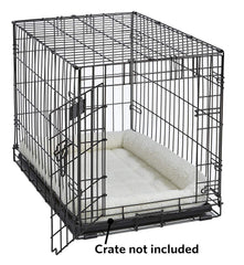 MidWest QuietTime cama perro con bolster acolchado para cuello