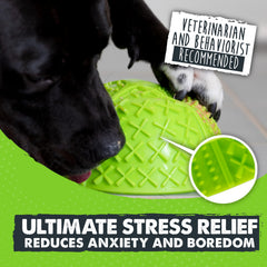 Mighty Paw Dog Lick Bowl con texturas para estimulo y entretenimiento diario.