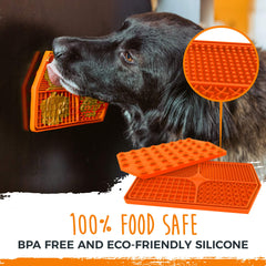 Mighty Paw Lick Pad con adhesión firme para fijar en bañera y ducha.