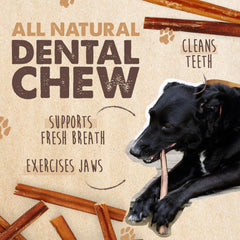 Mighty Paw Naturals Bully Stick para perros, masticación larga y entretenida.