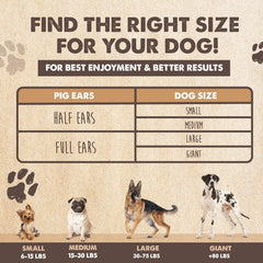 Mighty Paw orejas de cerdo para perros, fáciles de digerir