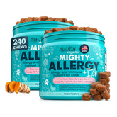 Mighty Paw Waggables envase bacon: premio sabroso para perros activos.