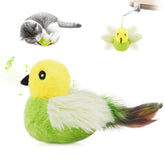 Migipaws pajaro-flappy-interactivo: juguete vivo para gatos que invita al juego activo