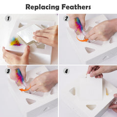 Migipaws recargas Mylar gratis, crujido claro para despertar la curiosidad del felino.