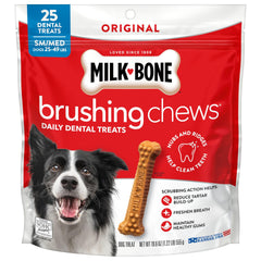 Milk-Bone Huesos dentales Original Pollo, empaque visible para uso diario.