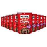 Milk-Bone suaves y masticables ternera filet mignon, paquete de 10, premio sabroso para perros