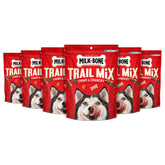 Milk-Bone Trail Mix seis bolsas de 9 oz, ideal para recompensas diarias.